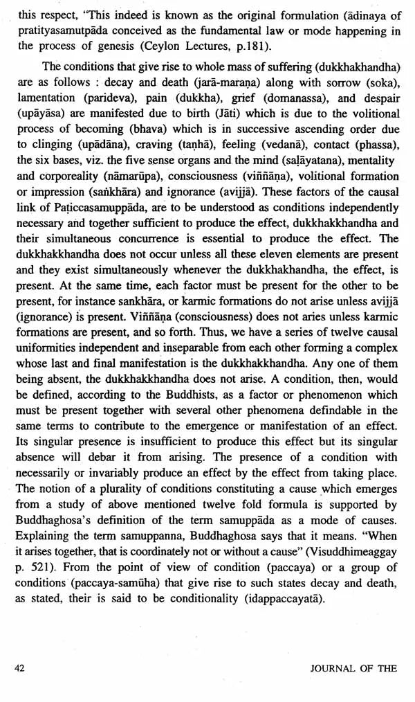 Journal of The Department of Pali- Vol- IX, 1999 (An Old and Rare Book)