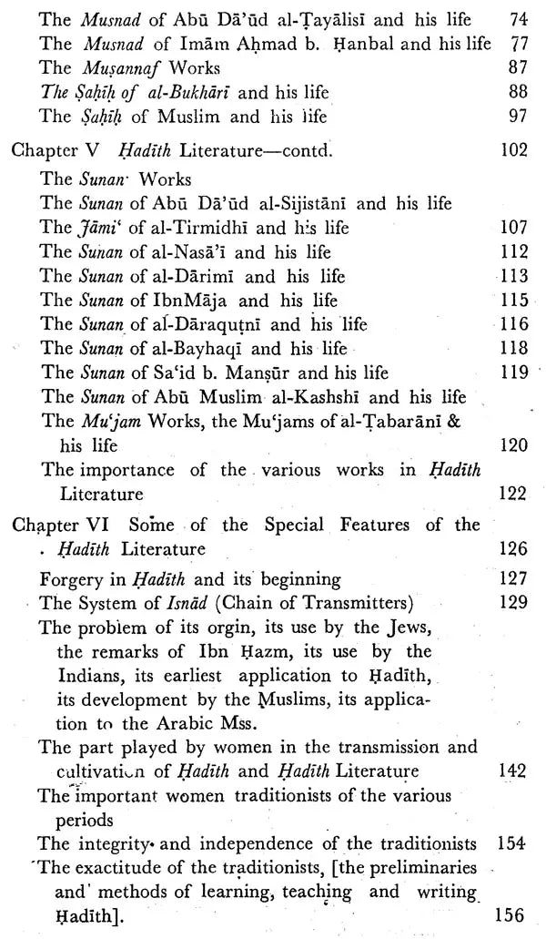Hadith Literature (Its Origin, Development, Special Features and Criticism)