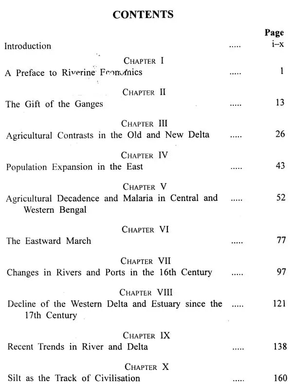 The Changing Face of Bengal - A Study in Riverine Economy