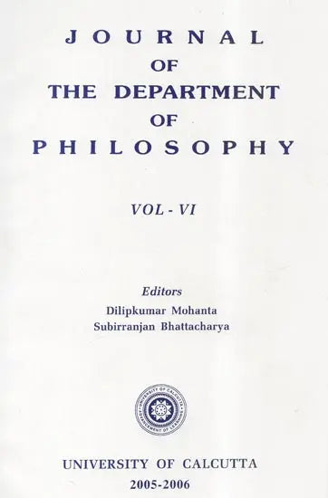 Journal of the Department of Philosophy: Vol- VI (2005-2006)