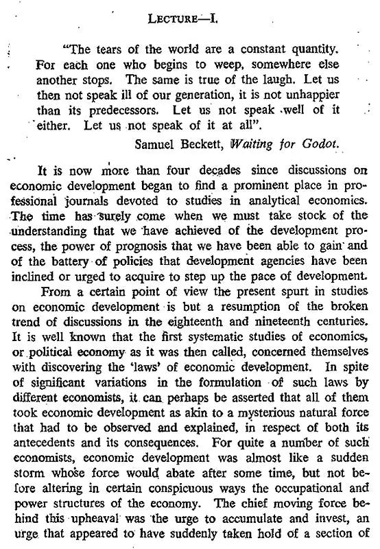 Knowledge, Values and Economic Development (An Old and Rare Book)