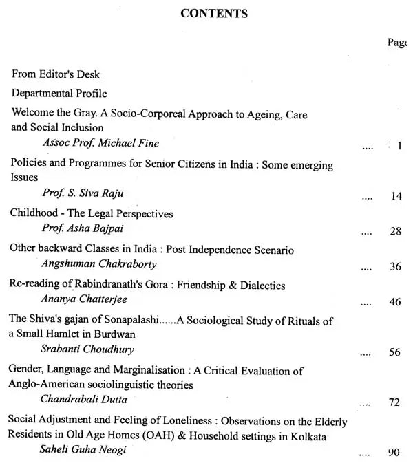 Journal of The Department of Sociology