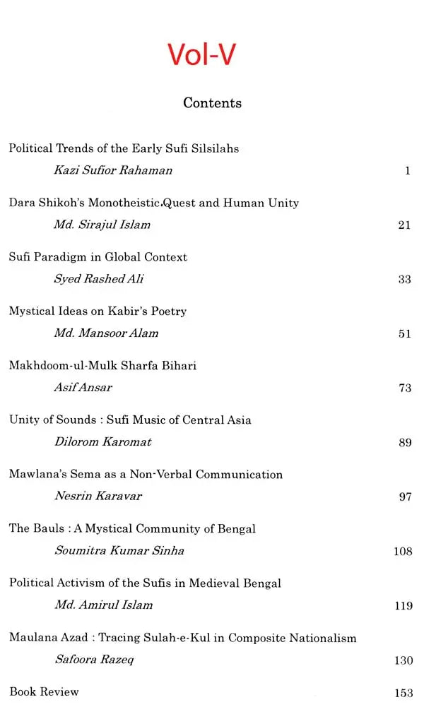 Journal of Islamic History and Culture of India – Special Issue (Set of 5 Volumes)