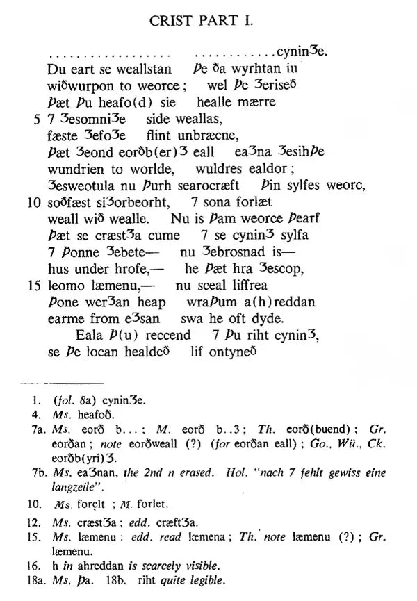 Crist- Parts I & II (An Old and Rare Book)