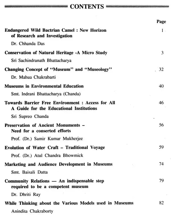 Journal of the Department of Museology- Volume: Four (An Old Book)