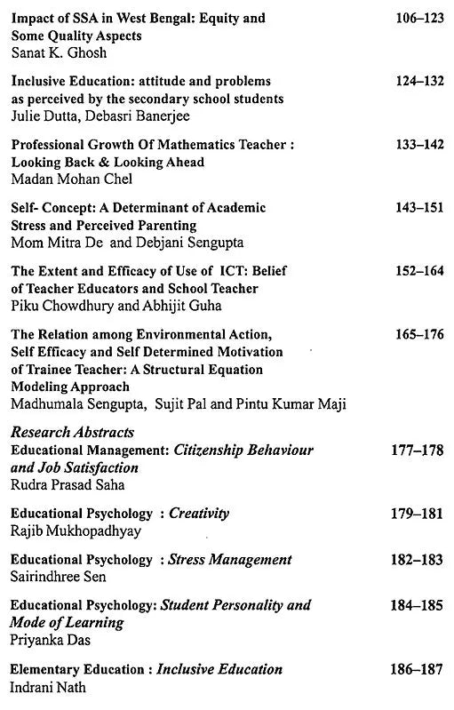 Indian Journal of Educational Research – Volume II (Old Book)