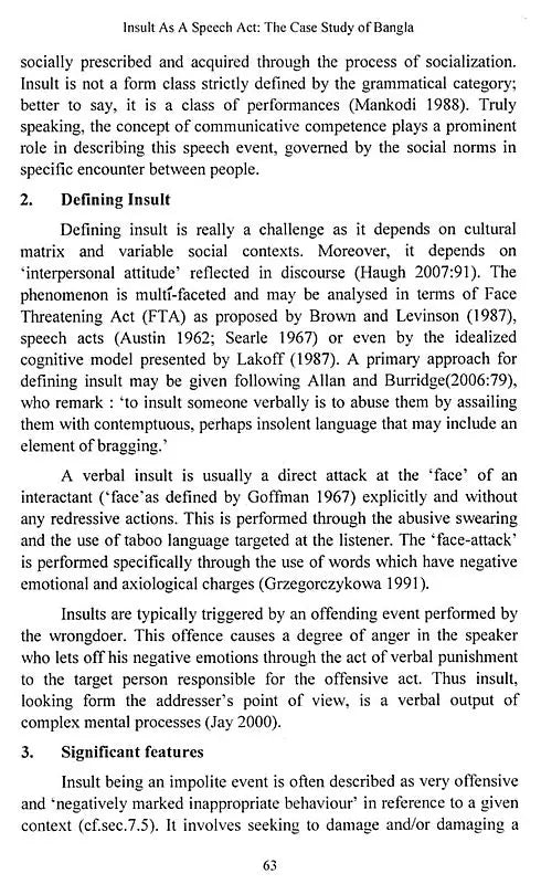 Bulletin of The Department of Linguistics- Professor Satya Ranjan Banerjee Memorial Vol-XX, 2017 (An Old and Rare Book)