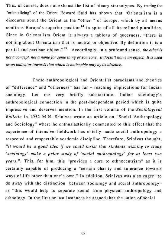 Journal of The Department of Sociology (An Old and Rare Book)