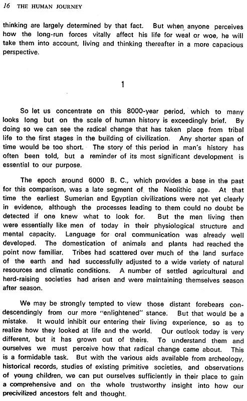 The Human Journey (An Old and Rare Book)