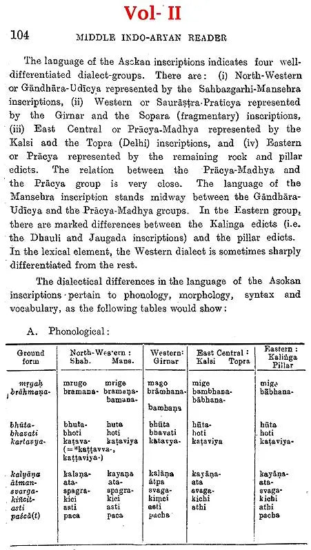 A Middle Indo-Aryan Reader – Set of Two Volumes