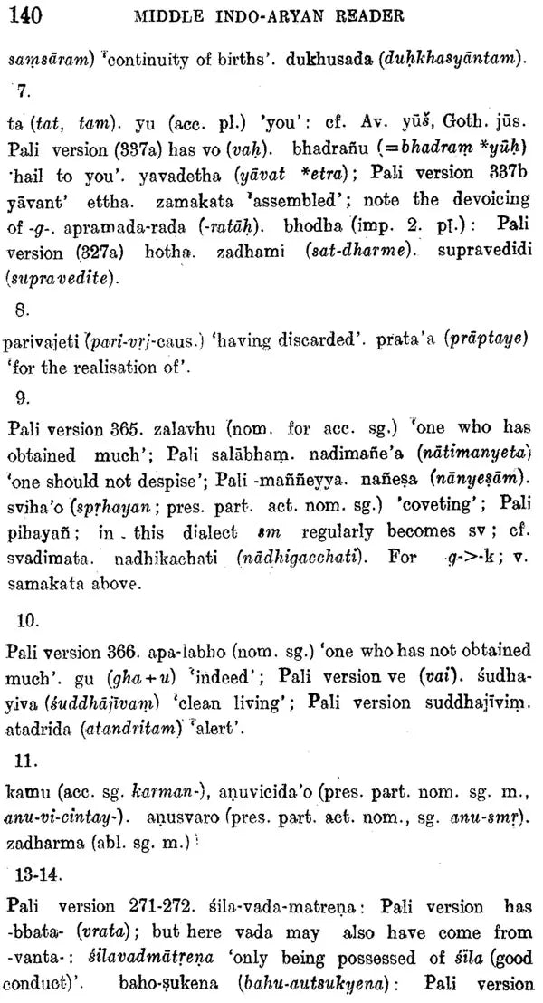 A Middle Indo-Aryan Reader – Set of Two Volumes
