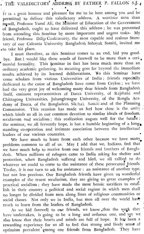 A Nation is Born- Papers Presented at the International Seminar On Bangladesh Held in Calcutta in April 1972 and Reports of the Proceedings (An Old and Rare Book)
