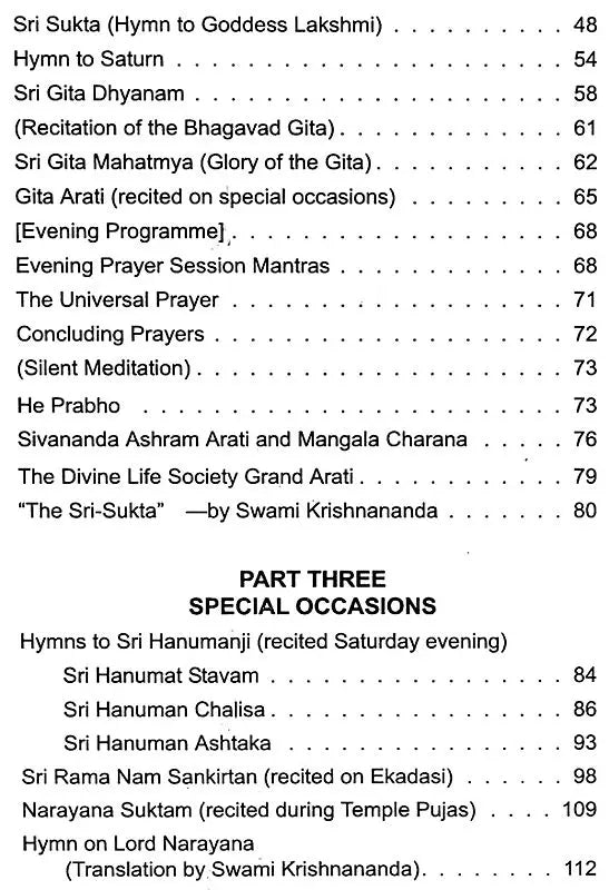 Sivananda Ashram Daily Prayers – Transliteration with English Translation - Retail Maharaj
