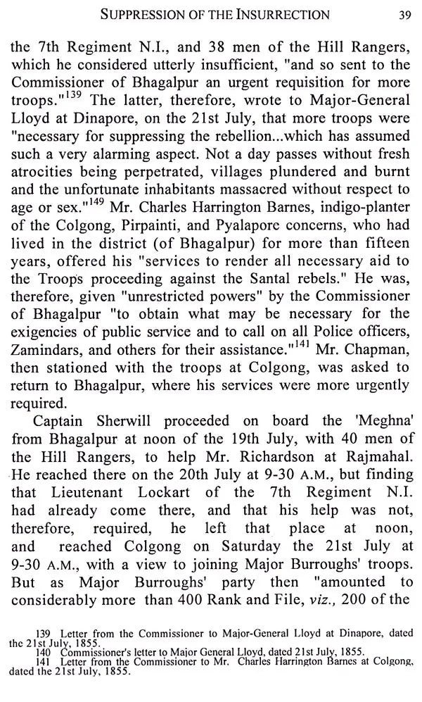 The Santal Insurrection of 1855-57