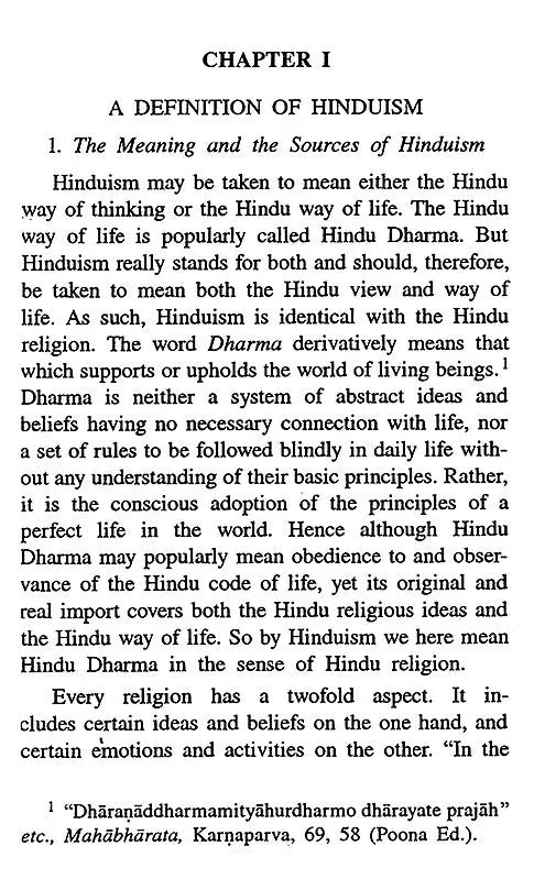 The Fundamentals of Hinduism (A Philosophical Study)