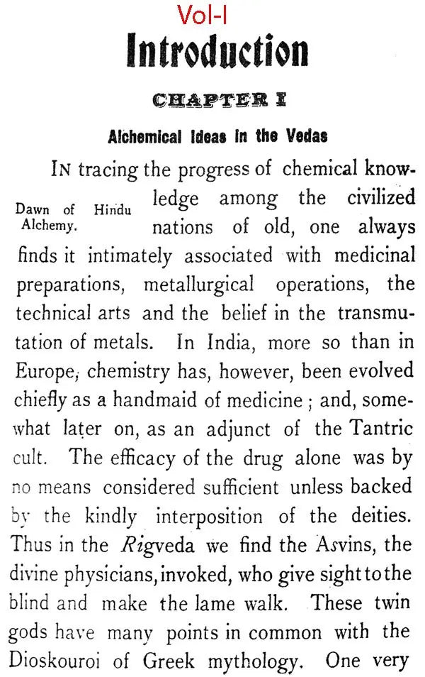 Acharya Prafulla Chandra Ray- A Collection of Writings (History of Hindu Chemistry in a Set of 2 Volumes)