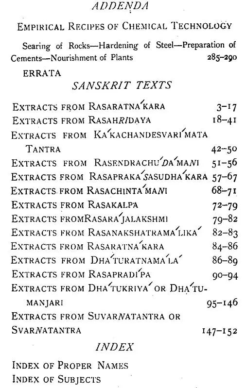 Acharya Prafulla Chandra Ray- A Collection of Writings (History of Hindu Chemistry in a Set of 2 Volumes)