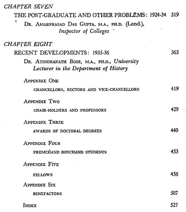 Hundred Years of the University of Calcutta (1857-1956)