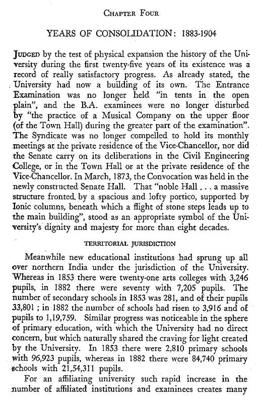 Hundred Years of the University of Calcutta (1857-1956)