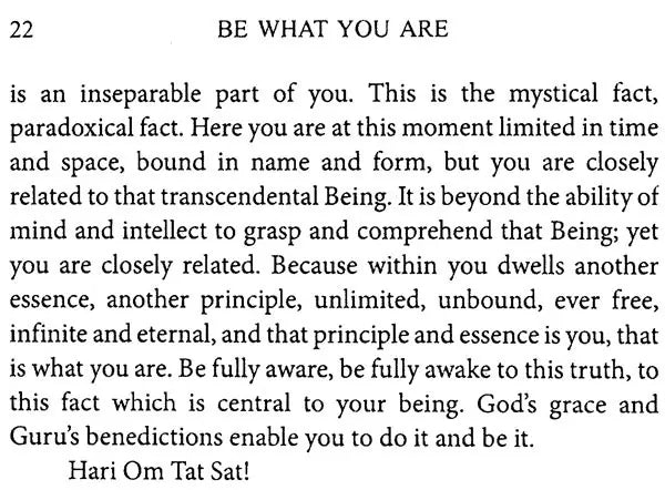 Be What You Are - Retail Maharaj