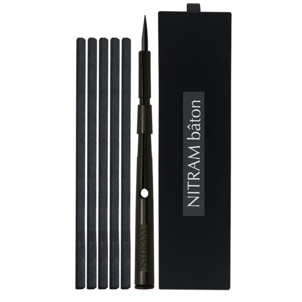 Nitram Bâton Charcoal Holder Set with Mignonette Soft Charcoal Sticks - Retail Maharaj