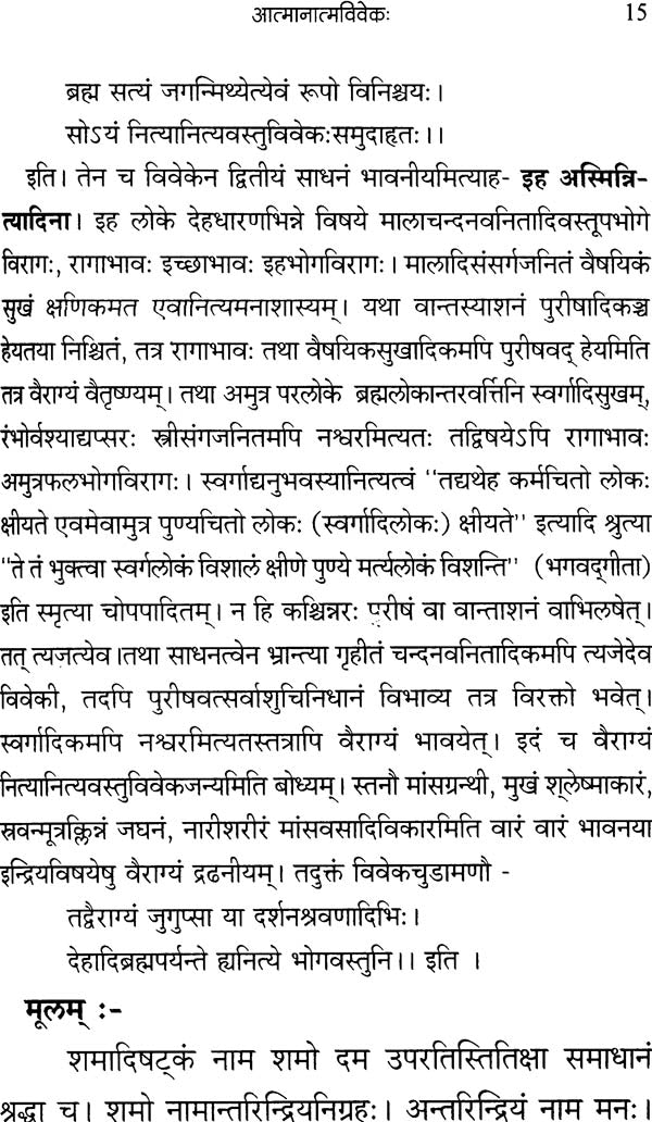 Atma Anatma Viveka of Shankaracharya - Retail Maharaj