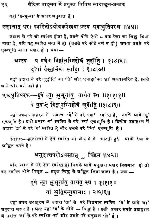 Various Markings of Sound in The Vedas (Sanskrit Text with Hindi Translation) - Retail Maharaj