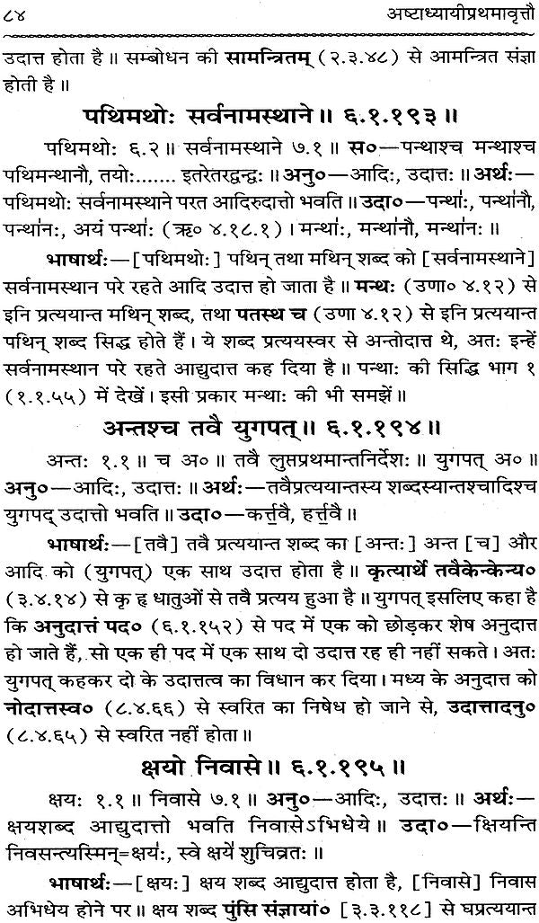 Astadhyayi Bhashya (Set of 3 Volumes) - Retail Maharaj
