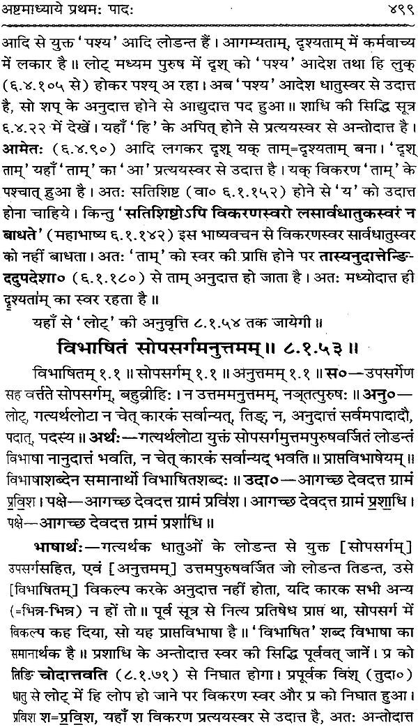 Astadhyayi Bhashya (Set of 3 Volumes) - Retail Maharaj