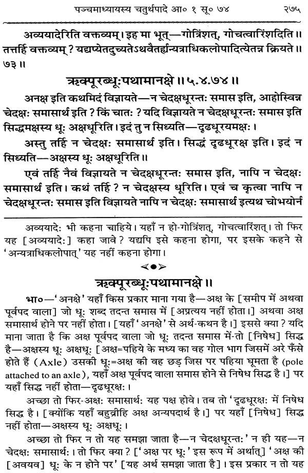 Mahabhashya With Explanation In Hindi (Set of 10 Books) - Retail Maharaj