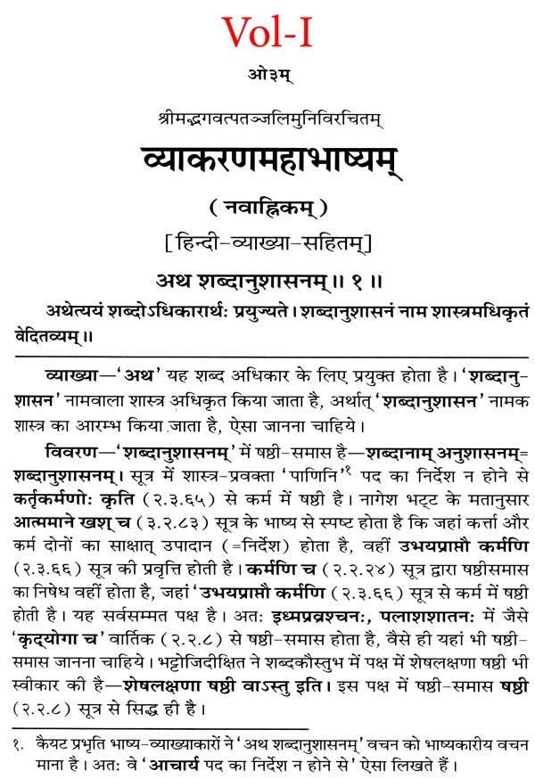 Mahabhashya With Explanation In Hindi (Set of 10 Books) - Retail Maharaj