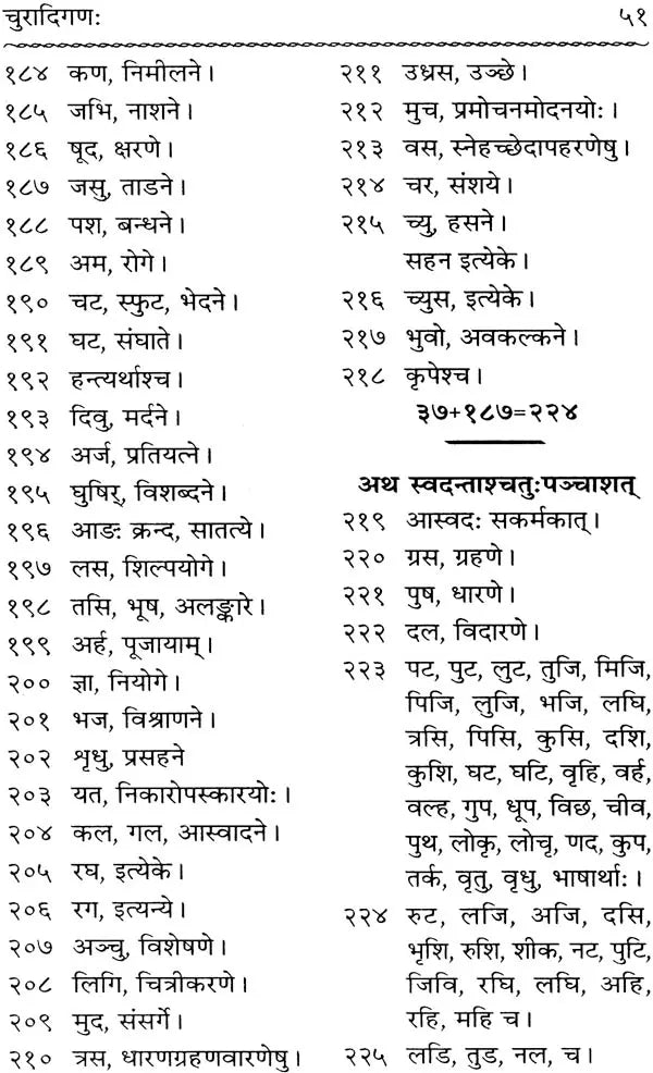 Dhatu Patha - Retail Maharaj