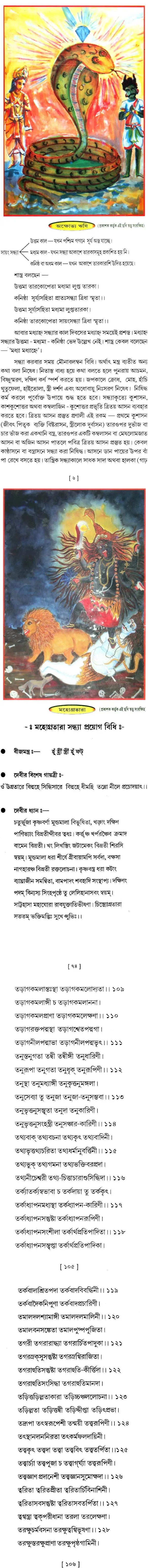 Shri Shri Tara Sandhya (Bengali) - Retail Maharaj