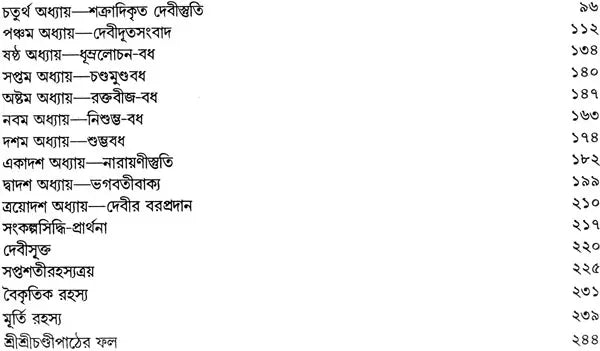 শ্রী শ্রী চন্ডী: Sri Sri Chandi (Bengali)