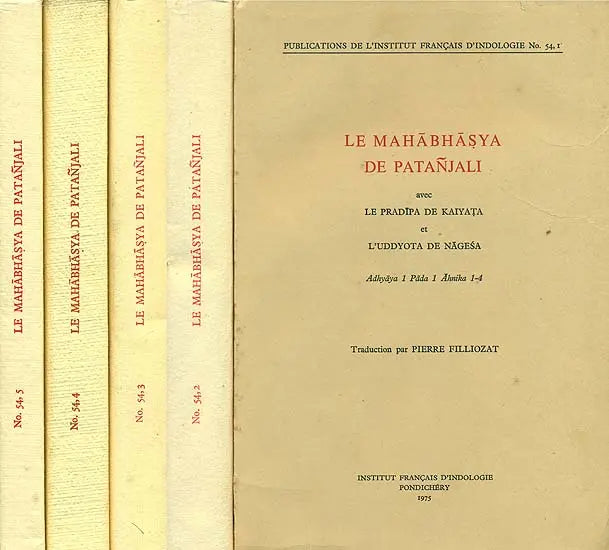 Le Mahabhasya De Patanjali: Avec Le Pradipa De Kaiyata et L'Uddyota De Nagesa - Retail Maharaj