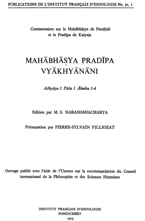 Mahabhasya Pradipa Vyakhyanani – An Old and Rare Book (Set of 10 Volumes) - Retail Maharaj