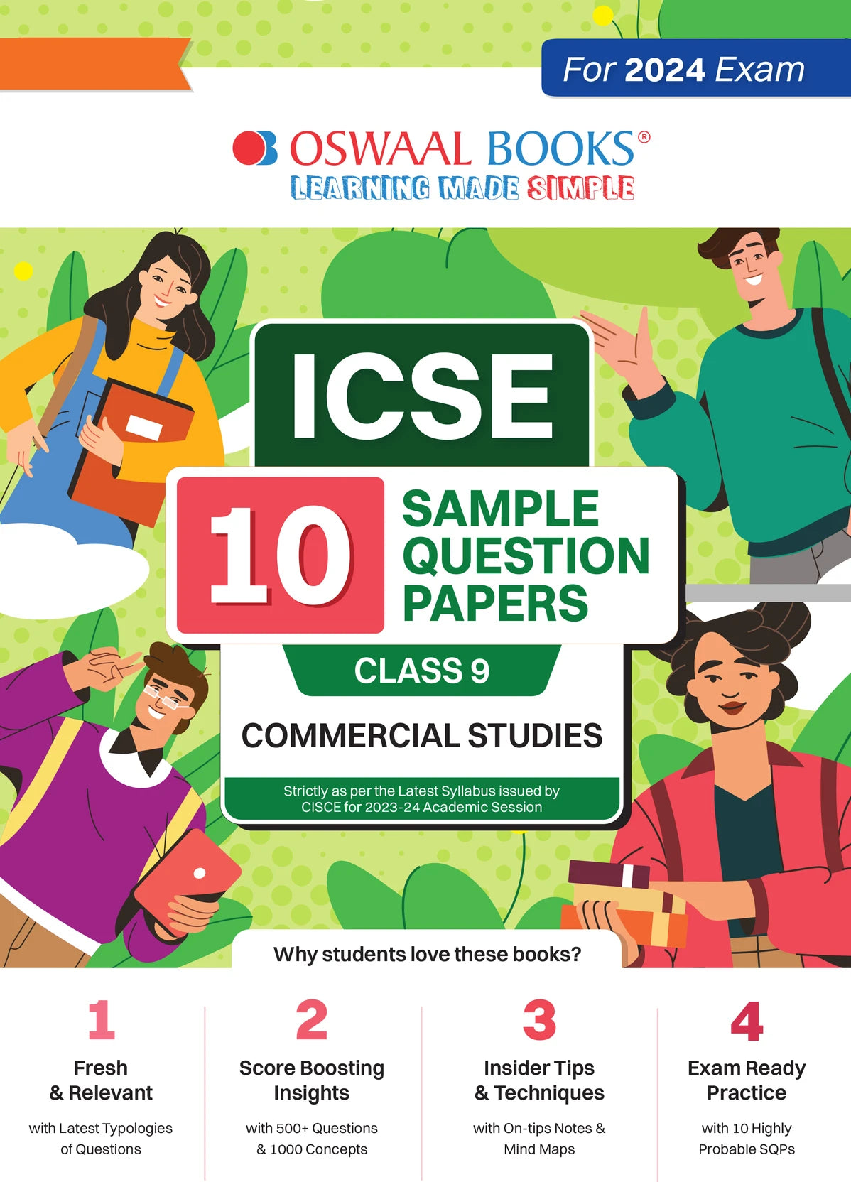 ICSE 10 Sample Question Papers Class 9 Commercial Studies For 2024 Exam - Retail Maharaj
