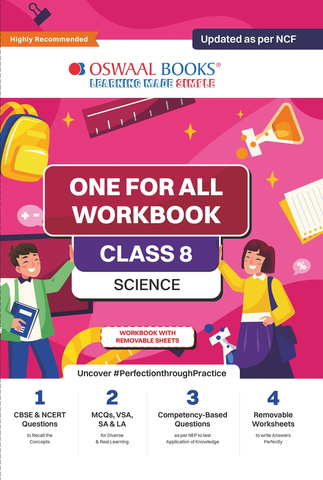 Oswaal NCERT & CBSE One for all Workbook | Science | Class 8 - Retail Maharaj
