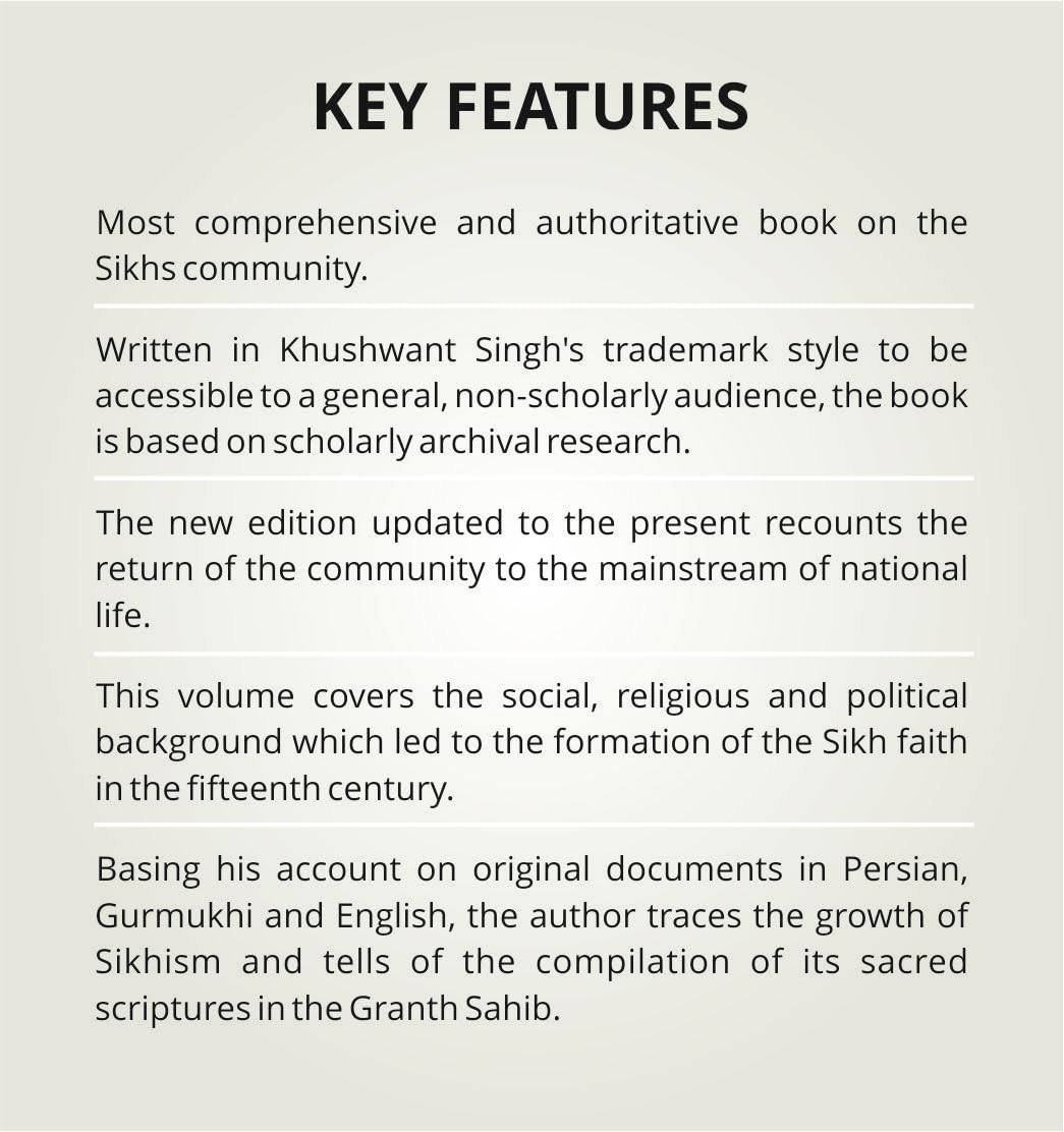 A HISTORY OF THE SIKHS VOL 1 (SECOND EDITION) (OIP) - Retail Maharaj