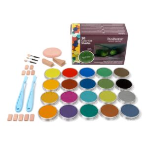 PanPastel Colours Set of 20 (Professional Artist Soft Pastels) - Retail Maharaj