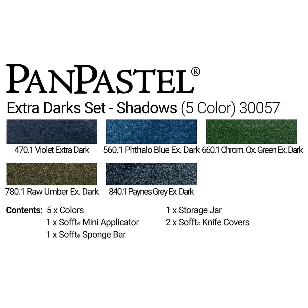 PanPastel Colours Set of 5 (Professional Artist Soft Pastels) - Retail Maharaj