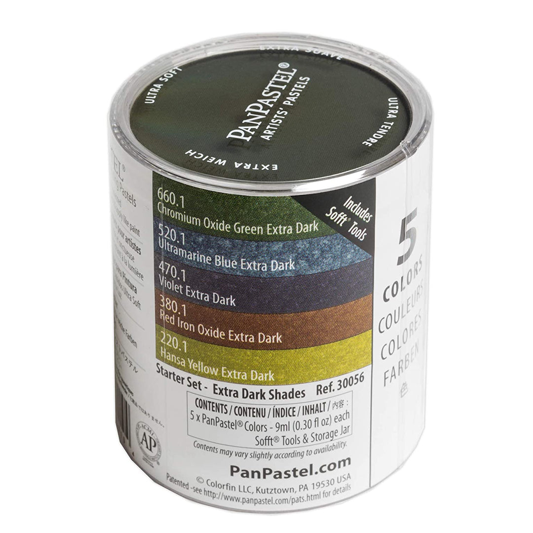 PanPastel Colours Set of 5 (Professional Artist Soft Pastels) - Retail Maharaj