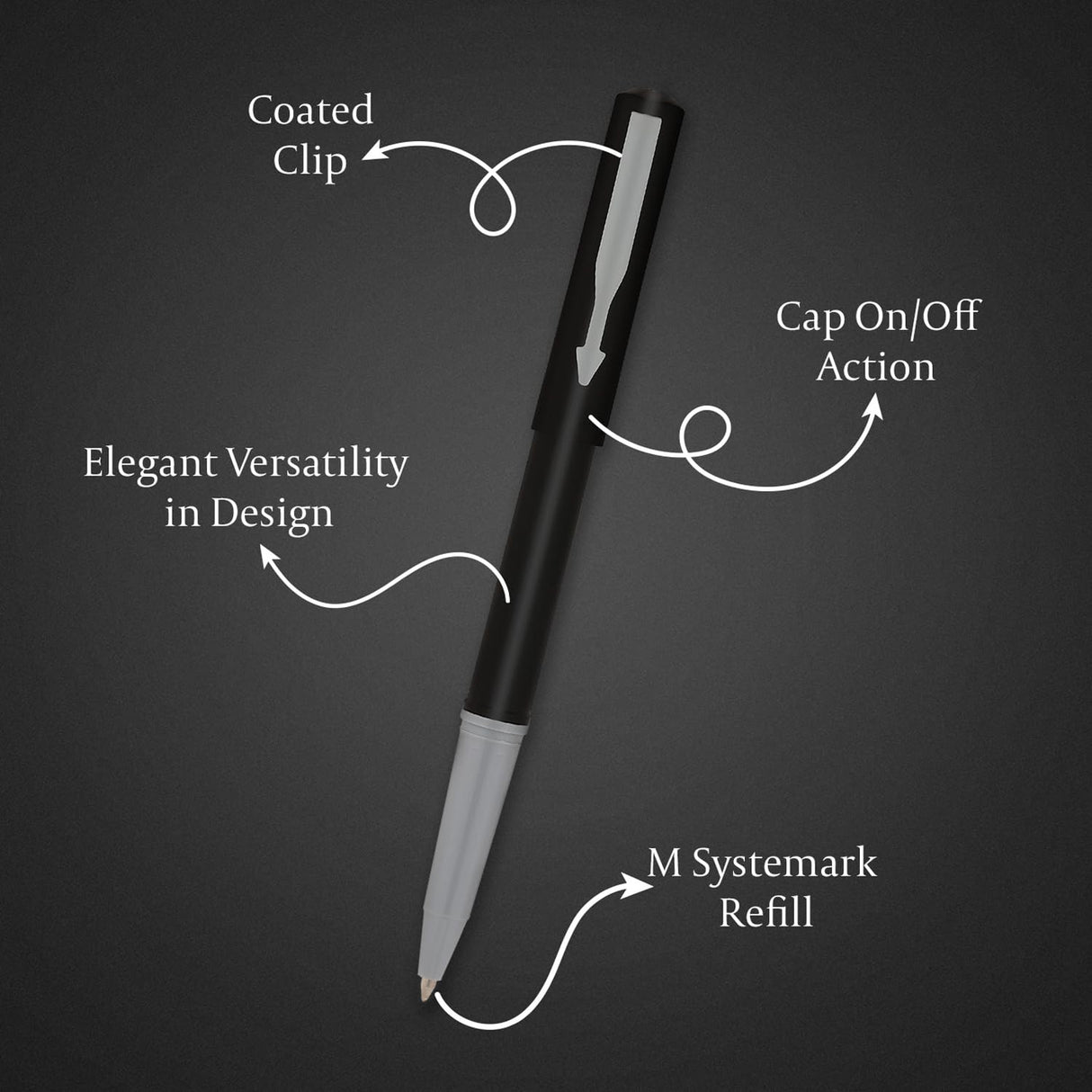 Parker Beta Neo Chrome Trim Ball Pen | ASSORTED BODY COLOR| BLUE INK