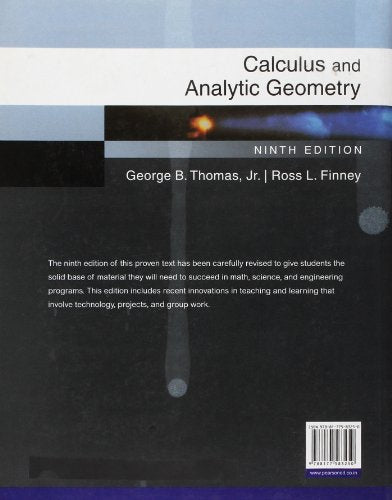Calculus and Analytic Geometry - Retail Maharaj