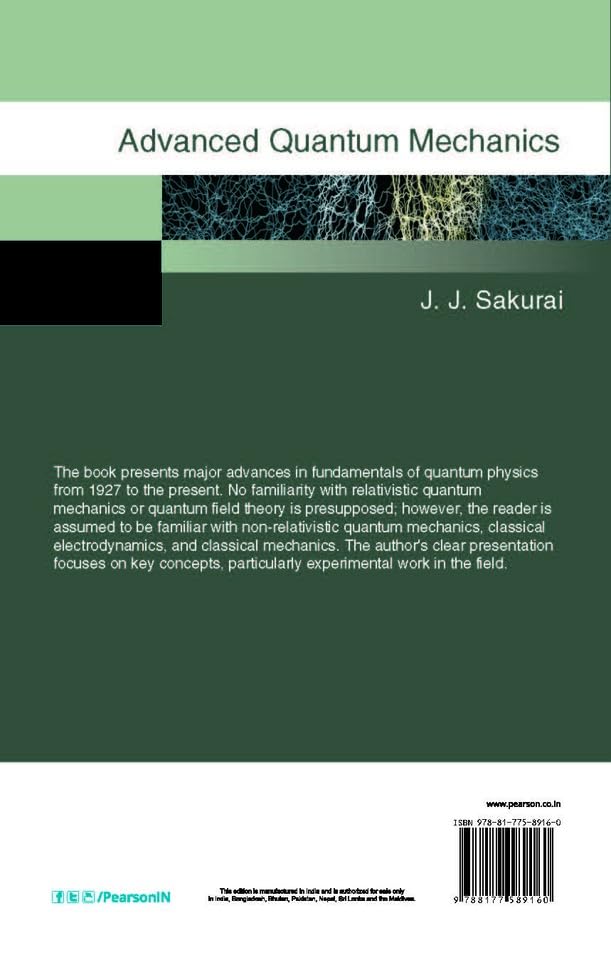 Advanced Quantum Mechanics - Retail Maharaj