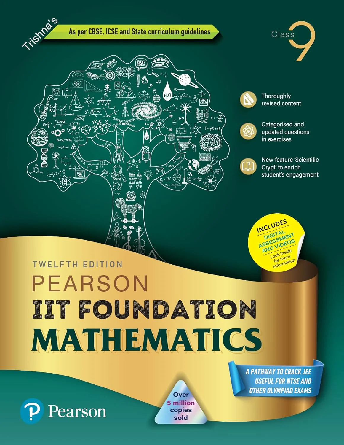 Pearson Iit Foundation'24 Mathematics Class 9 - Retail Maharaj