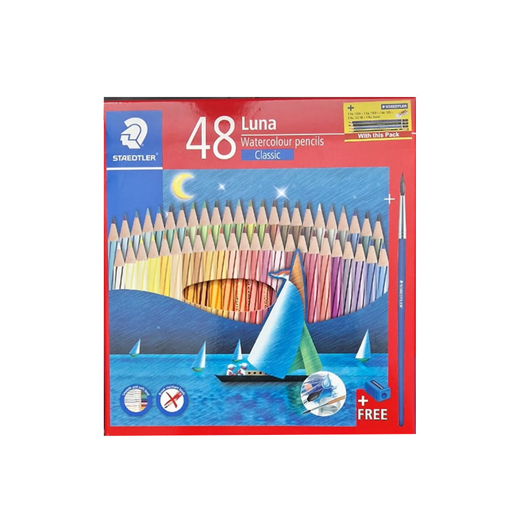 Staedtler Luna Watercolour Colour Pencils Set for Artists and Students - Retail Maharaj