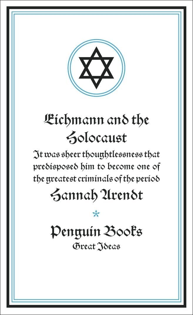 Great Ideas 40 : Eichmann & The Holocaus - Retail Maharaj