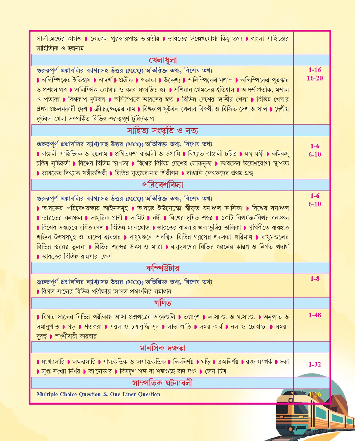 Railway GROUP-D EXPRESS Level-1 Guide (Bengali Version) - Retail Maharaj