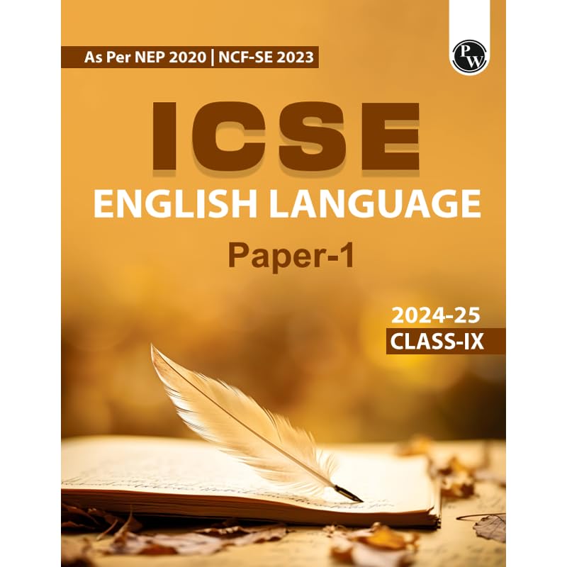 Icse Class 9 English Language Paper 1 As Per Latest Nep For Exam 2024-25 - Retail Maharaj